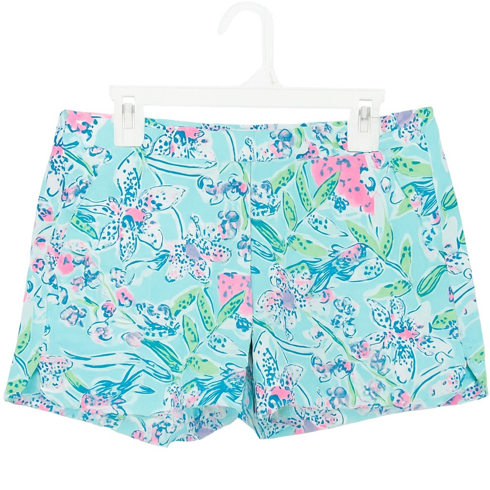 Lilly Pulitzer Floral Shorts - Blue and Pink